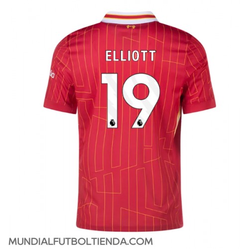 Camiseta Liverpool Harvey Elliott #19 Primera Equipación Replica 2024-25 mangas cortas